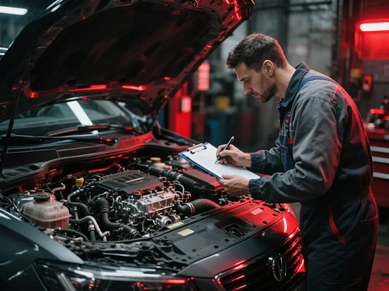 Mecânico realizando revisão completa de carro em Jacareí SP